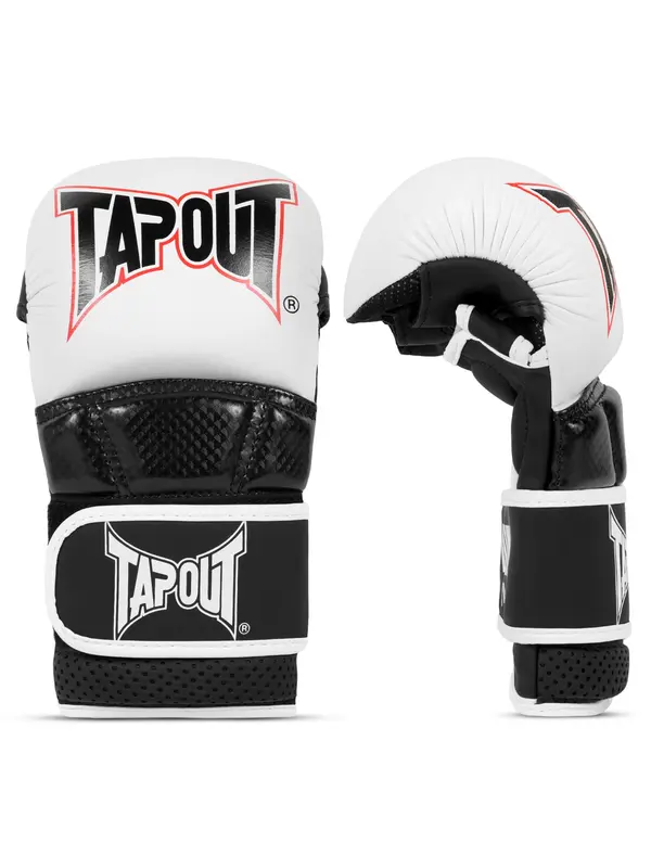 Tapout Tapout Sportske rukavice 'Brawl'  crvena / crna / bijela