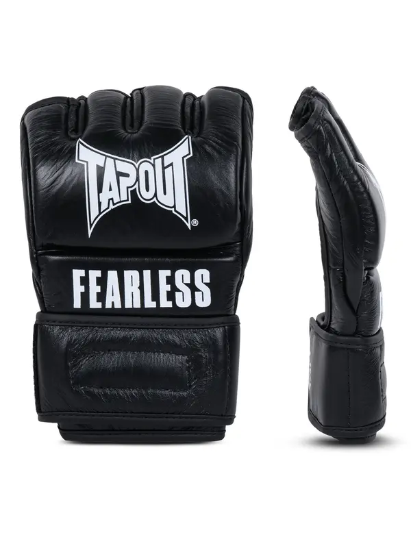 Tapout Tapout Sportske rukavice 'Fearless'  crna / bijela