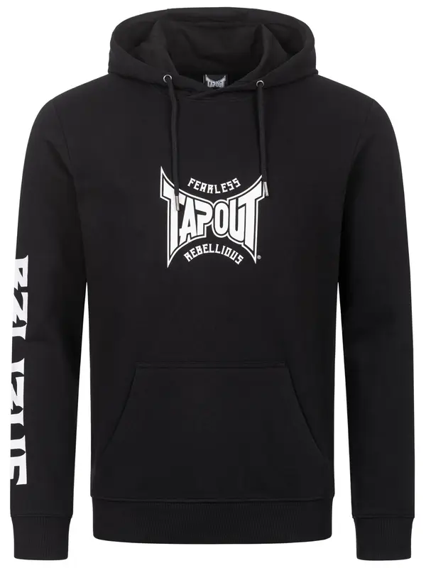Tapout Tapout Sweater majica 'B3LI3VE'  crna / bijela