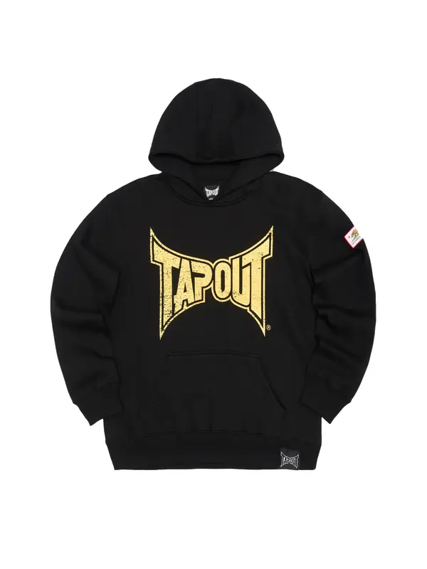 Tapout Tapout Sweater majica 'Poway'  zlatna / crna