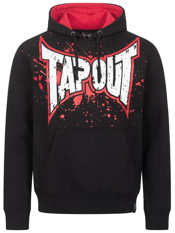 Tapout Tapout Sweater majica  svijetlo crvena / crna / bijela