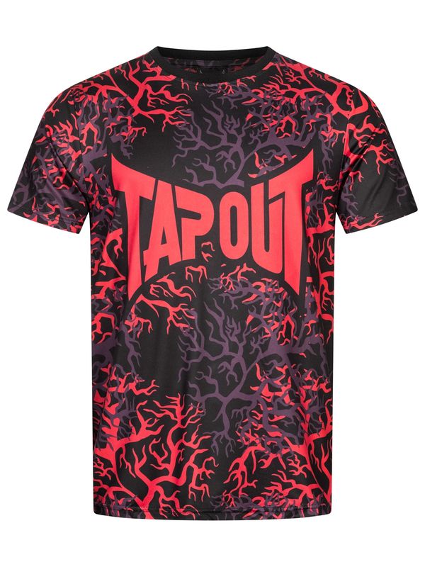 Tapout Tapout Tehnička sportska majica 'ROOTSTOCK'  antracit siva / svijetlocrvena