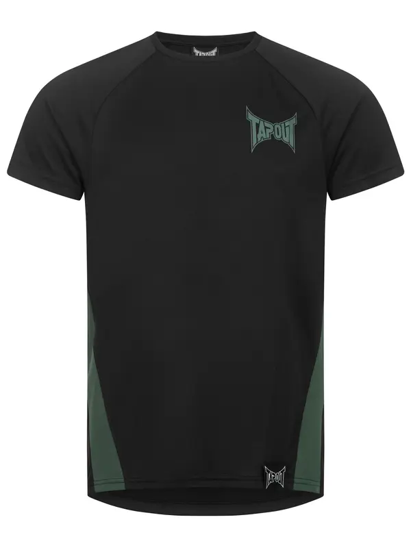 Tapout Tapout Tehnička sportska majica  zelena / crna