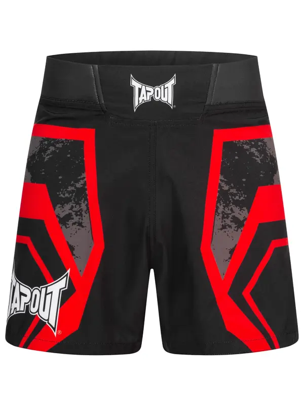 Tapout Tapout Tehničke hlače ' WILLOCS '  krvavo crvena / crna / bijela
