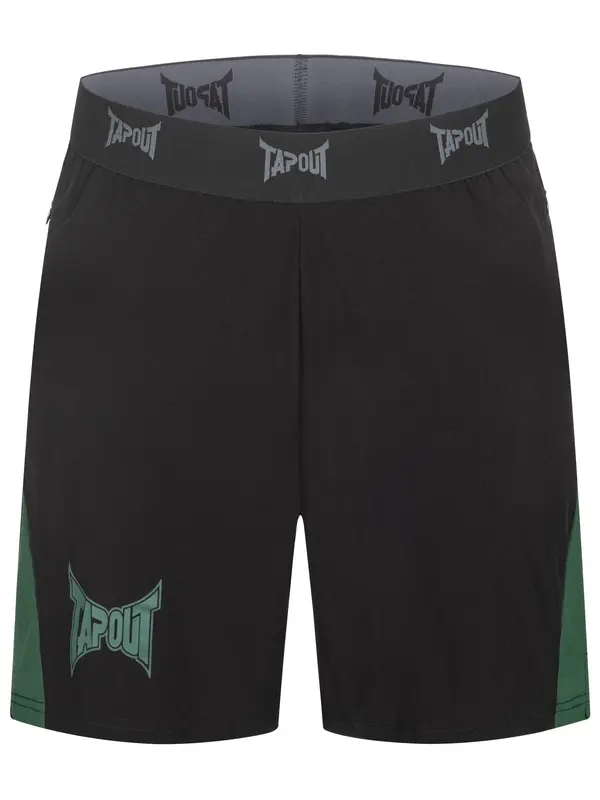 Tapout Tapout Tehničke hlače  zelena / crna