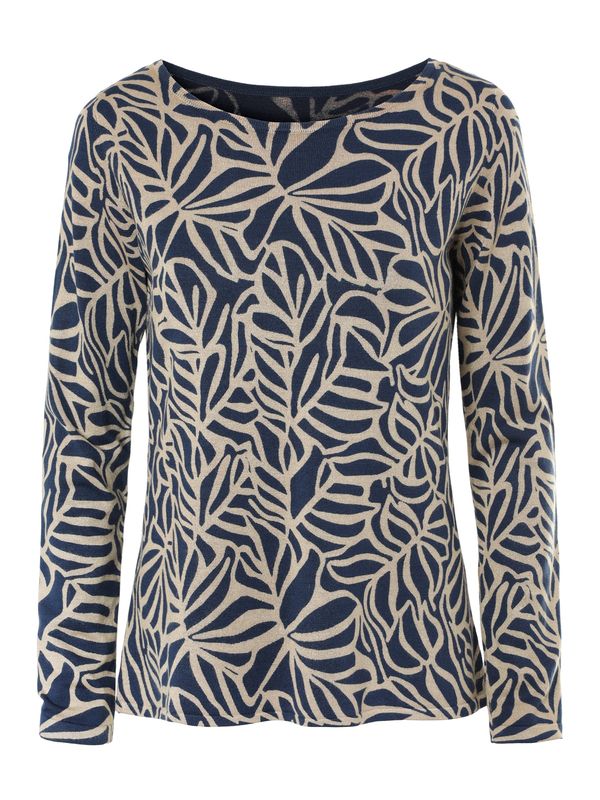 TATUUM TATUUM Bluza 'BETTY'  bež / mornarsko plava