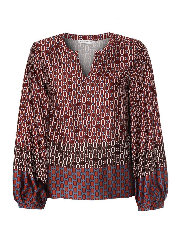 TATUUM TATUUM Bluza  ecru/prljavo bijela / plava / tamno crvena