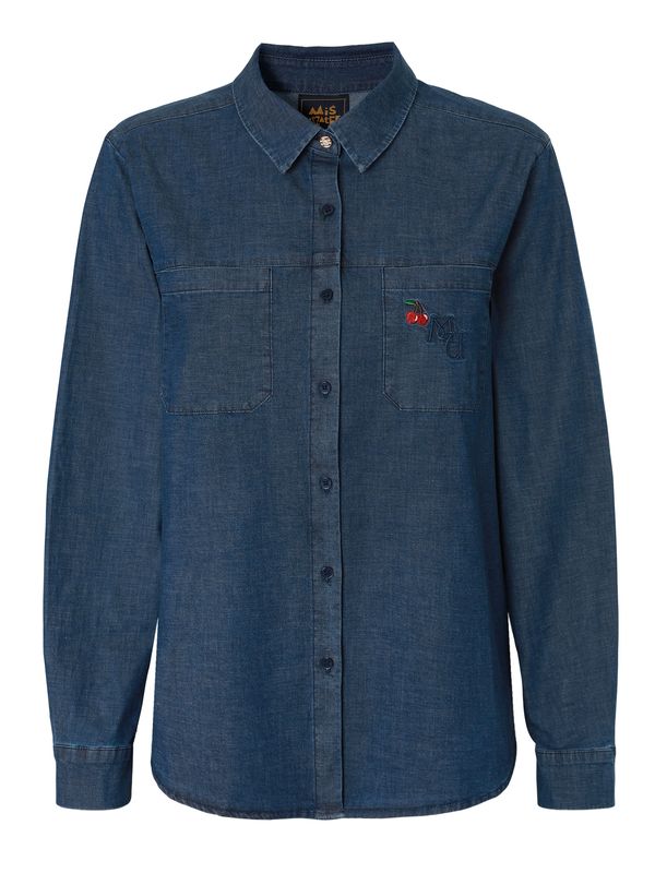 TATUUM TATUUM Bluza 'MISIA 1'  plavi traper / smeđa / zelena / crvena