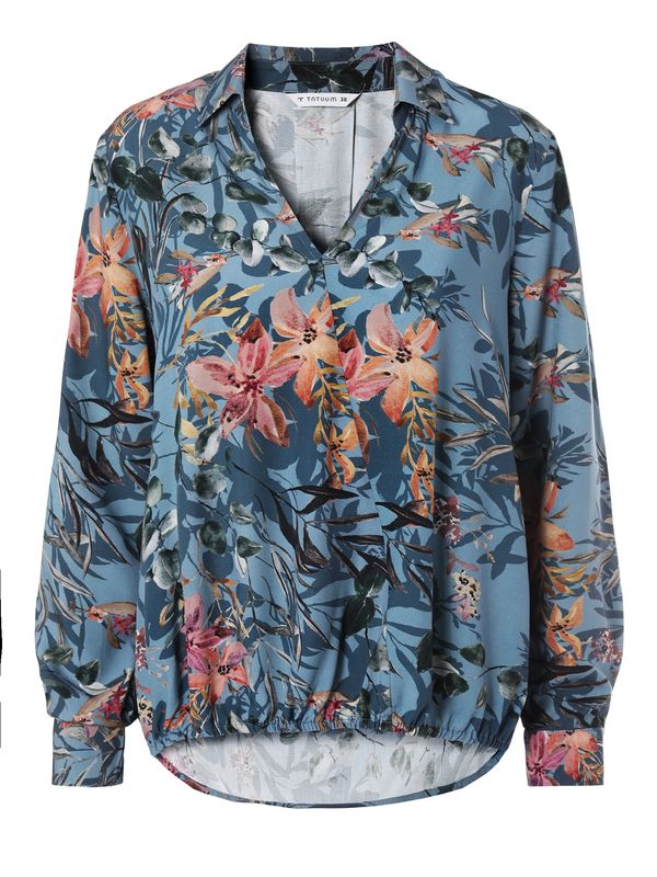 TATUUM TATUUM Bluza 'SASENAK'  plava / siva / zelena / narančasta