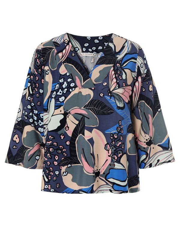 TATUUM TATUUM Bluza 'Simplena'  plava / mornarsko plava / dimno siva / crna