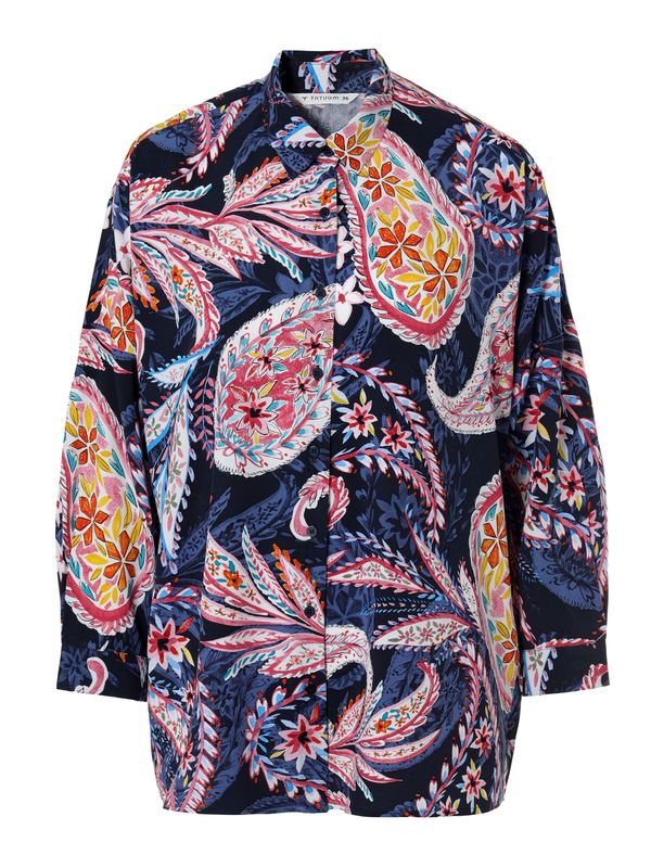 TATUUM TATUUM Bluza 'Trikiti'  morsko plava / žuta / roza / bijela