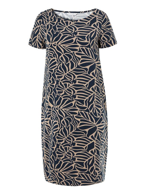 TATUUM TATUUM Haljina 'Koka'  sivkasto bež / mornarsko plava