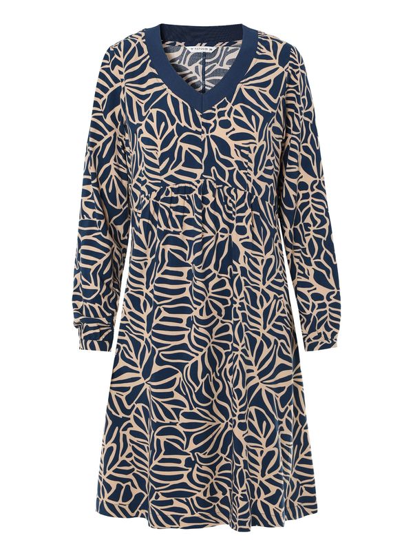 TATUUM TATUUM Haljina 'Nertami'  bež / mornarsko plava