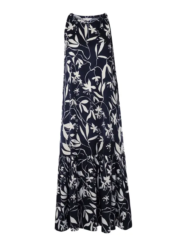 TATUUM TATUUM Haljina 'OROKONO'  mornarsko plava / bijela