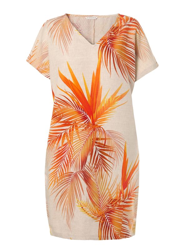 TATUUM TATUUM Haljina 'OWERTI 1'  bež melange / narančasta