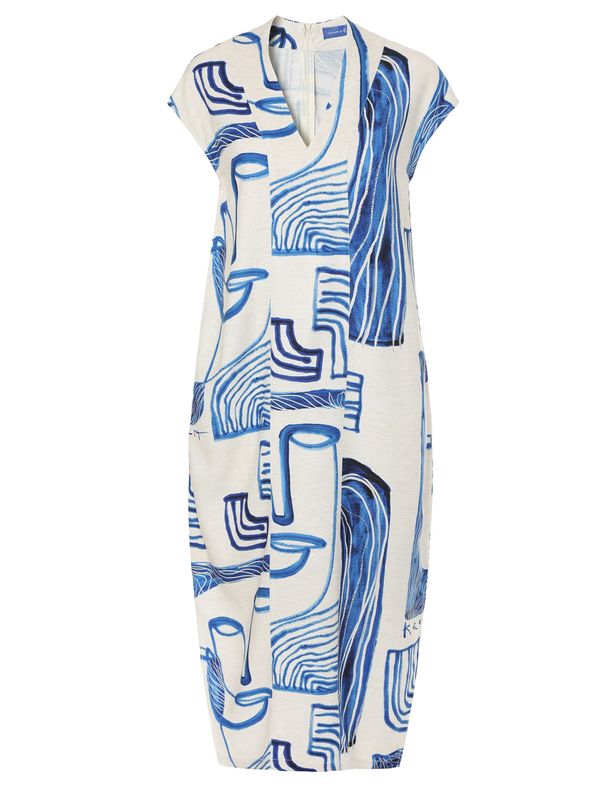 TATUUM TATUUM Haljina 'SEKWANA'  bež / plava