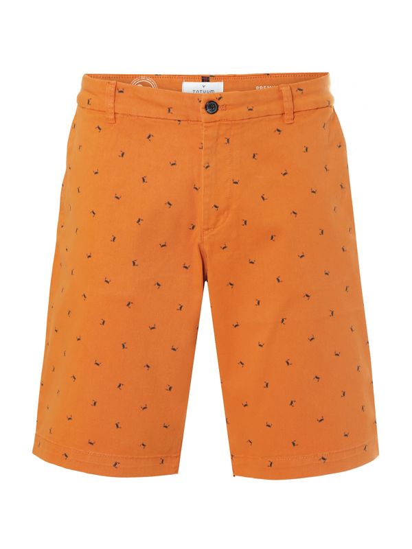 TATUUM TATUUM Hlače 'JOE'  narančasta / crna