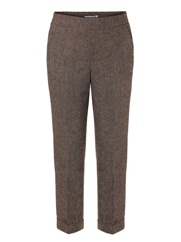 TATUUM TATUUM Hlače na crtu 'LILO 1'  tamno bež