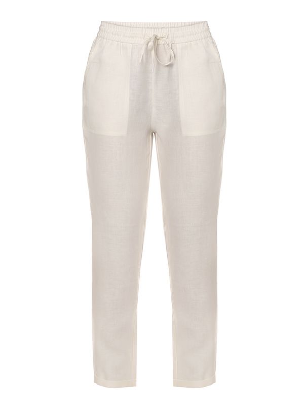 TATUUM TATUUM Hlače 'NOLINO'  bijela
