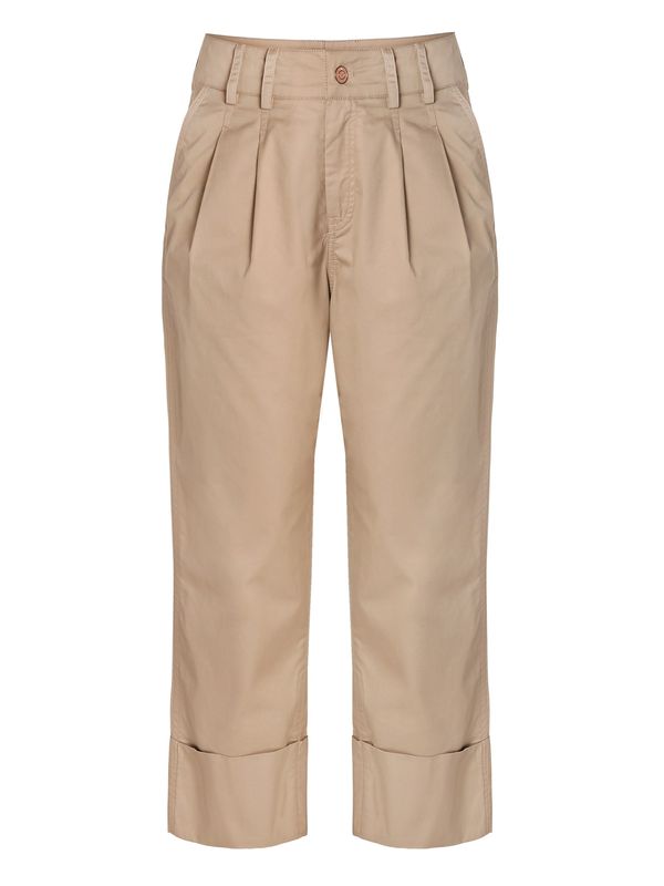 TATUUM TATUUM Hlače s naborima 'Erto'  bež