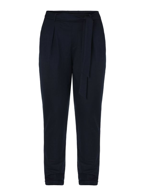 TATUUM TATUUM Hlače s naborima 'ZAMIRIA'  mornarsko plava