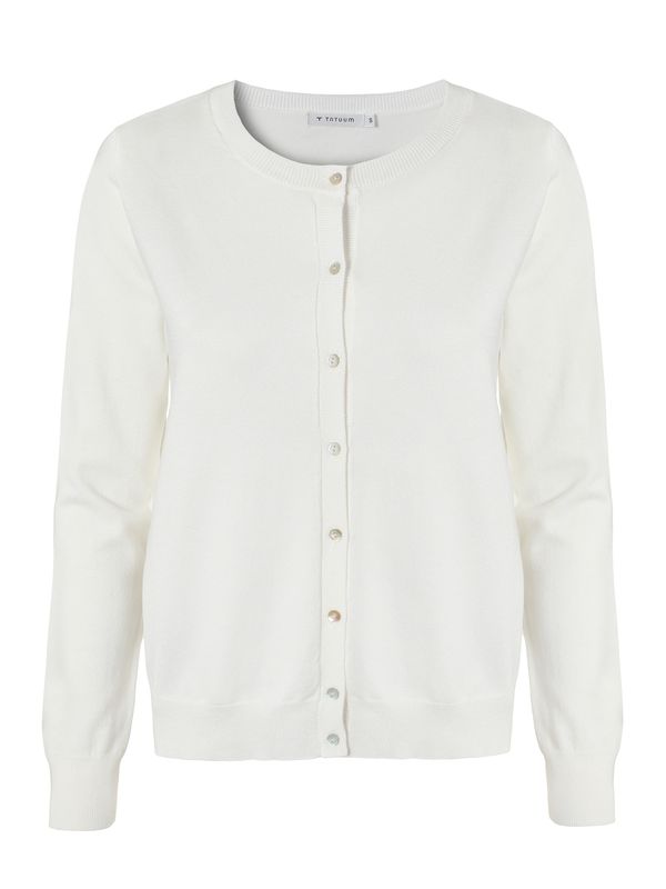 TATUUM TATUUM Kardigan 'Kontroko'  prljavo bijela