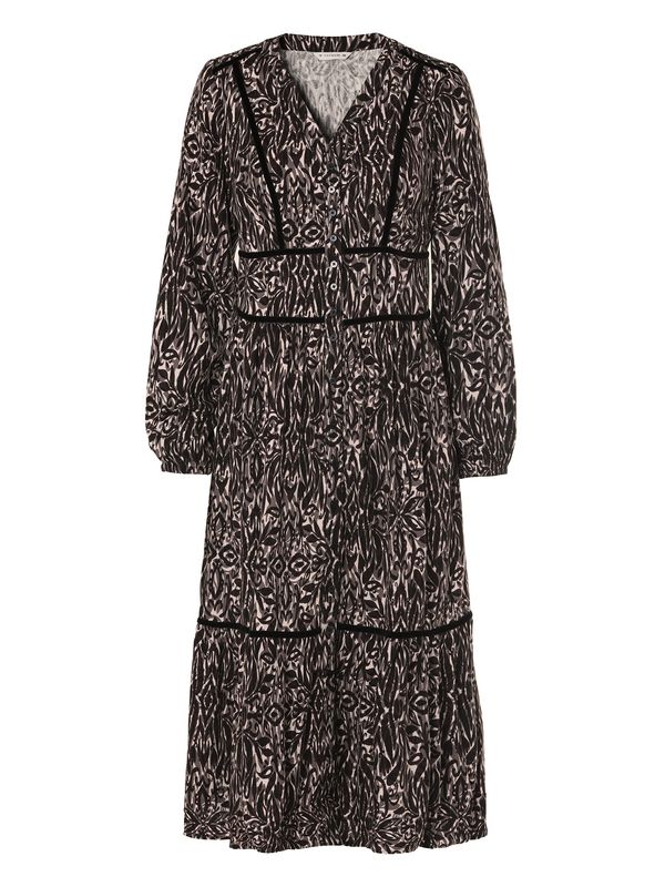 TATUUM TATUUM Košulja haljina  crna / bijela