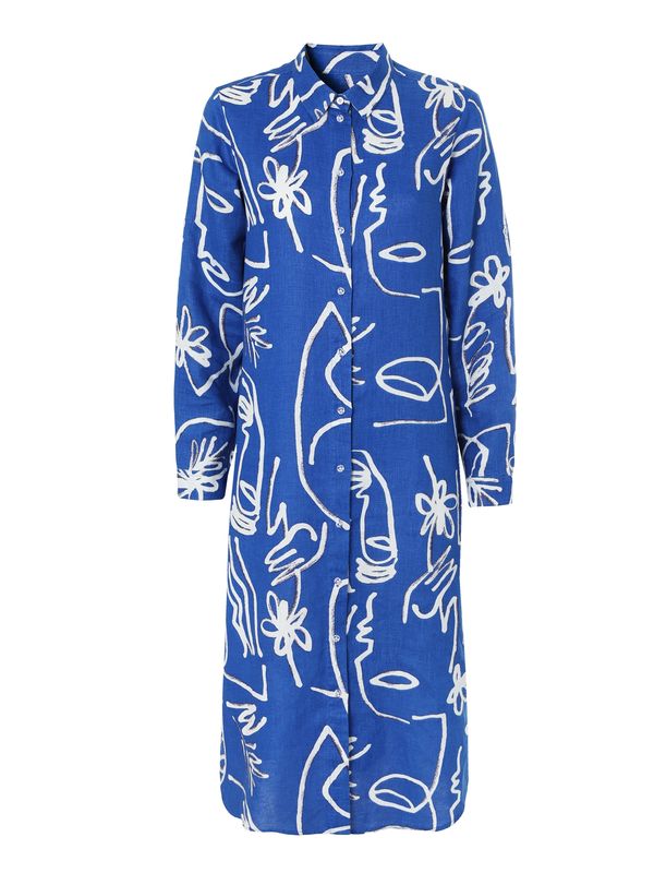 TATUUM TATUUM Košulja haljina 'MEKO 1'  plava / bijela