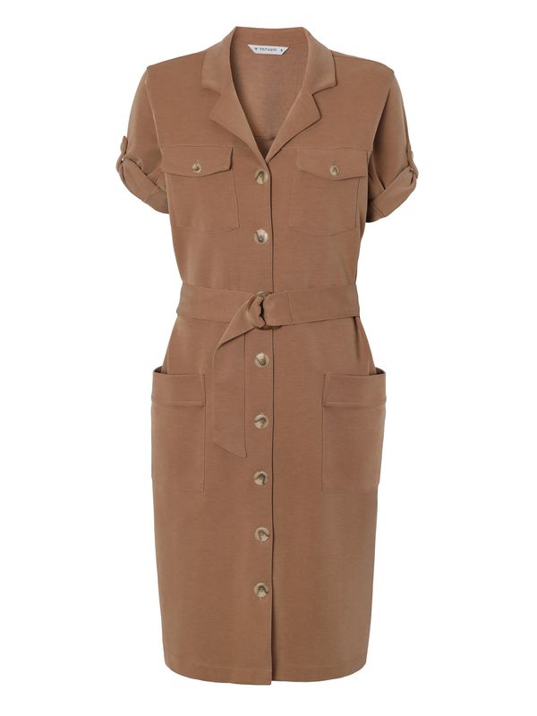 TATUUM TATUUM Košulja haljina 'Zoe'  svijetlosmeđa