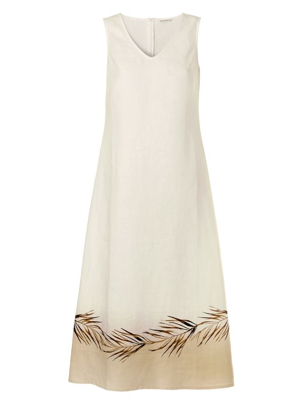 TATUUM TATUUM Ljetna haljina 'Lokaria'  svijetlobež / sepija / crna / svijetla bež