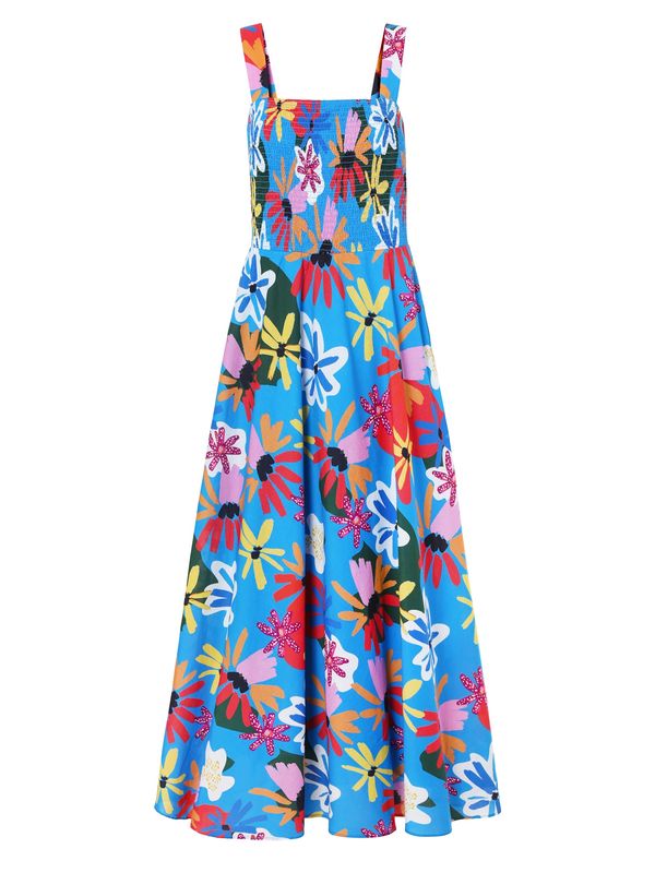 TATUUM TATUUM Ljetna haljina 'MARKOZIA'  plava / miks boja