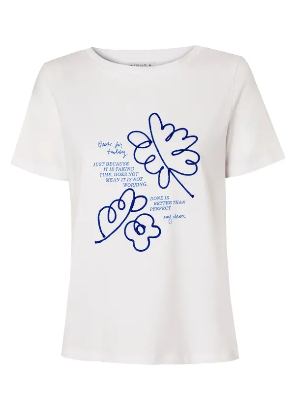 TATUUM TATUUM Majica 'Atono 2'  plava / tamno plava / bijela