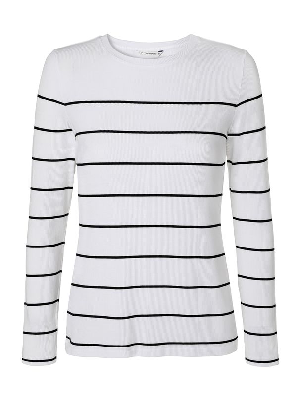 TATUUM TATUUM Majica 'Borsi'  crna / bijela