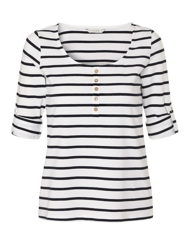 TATUUM TATUUM Majica 'NOYA'  crna / bijela