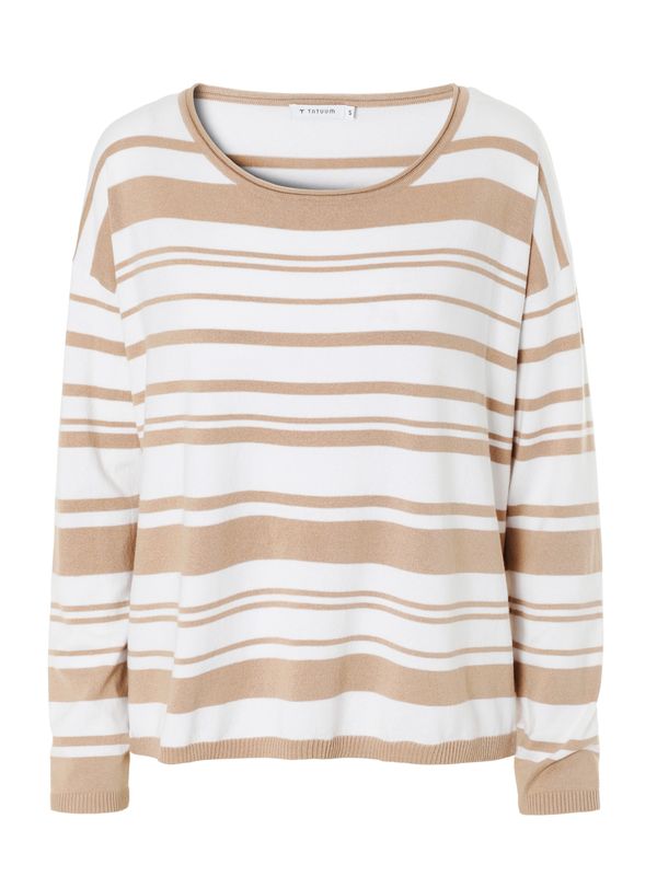 TATUUM TATUUM Pulover  boja devine dlake (camel) / bijela