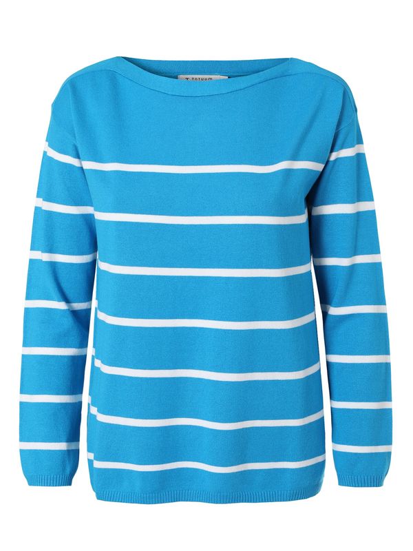 TATUUM TATUUM Pulover 'Drop 1'  azur / bijela
