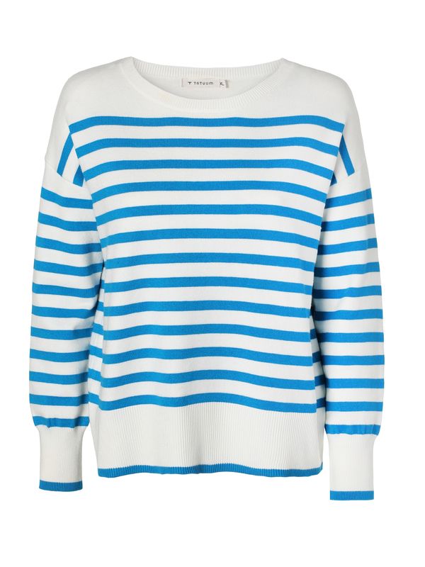 TATUUM TATUUM Pulover 'Miro'  plava / bijela
