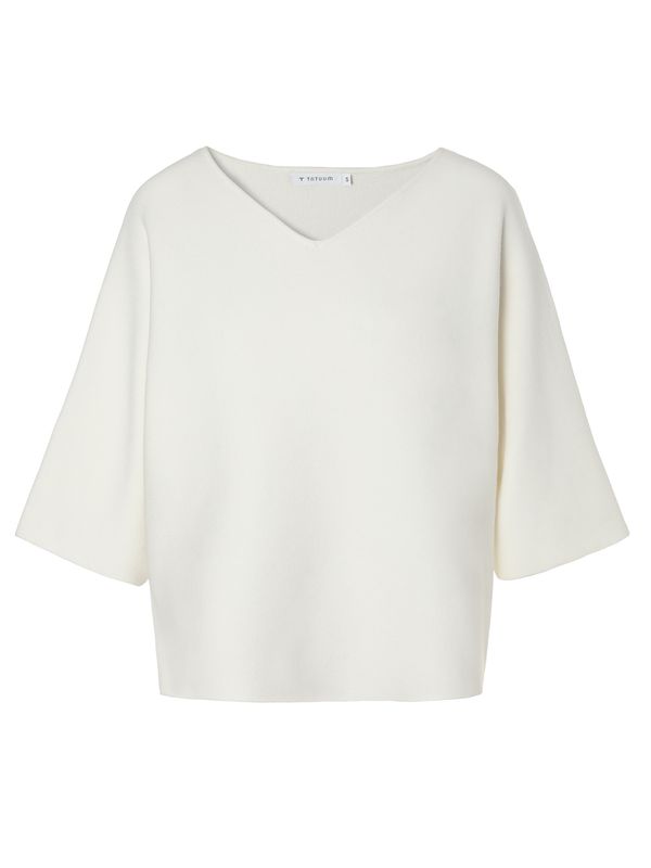 TATUUM TATUUM Pulover 'RAFIA'  prljavo bijela