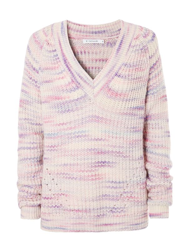 TATUUM TATUUM Pulover 'Saba'  ljubičasta / lila / roza / bijela