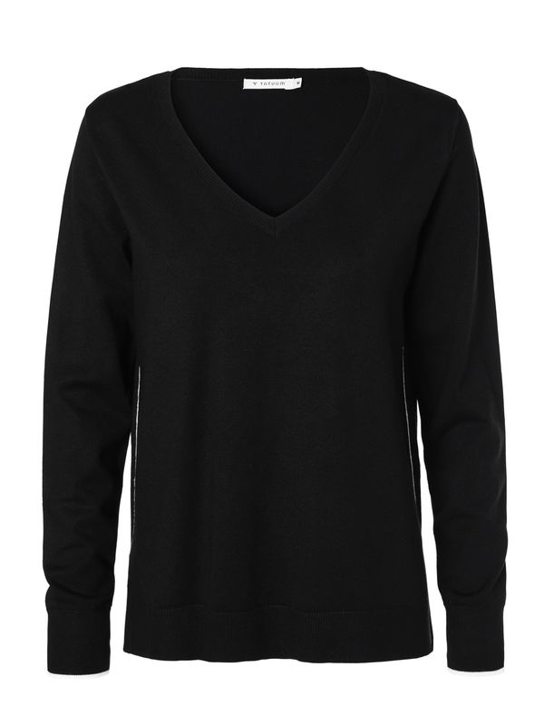 TATUUM TATUUM Pulover 'Tola 1'  crna / bijela