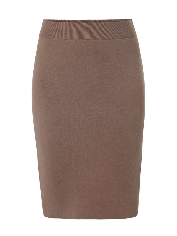 TATUUM TATUUM Suknja 'Wirkware GEME'  bež / tamno bež