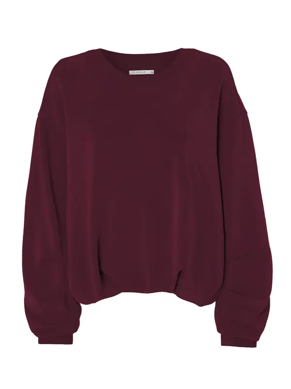 TATUUM TATUUM Sweater majica  crvena / bordo