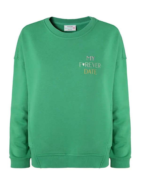 TATUUM TATUUM Sweater majica 'Ginger'  zelena