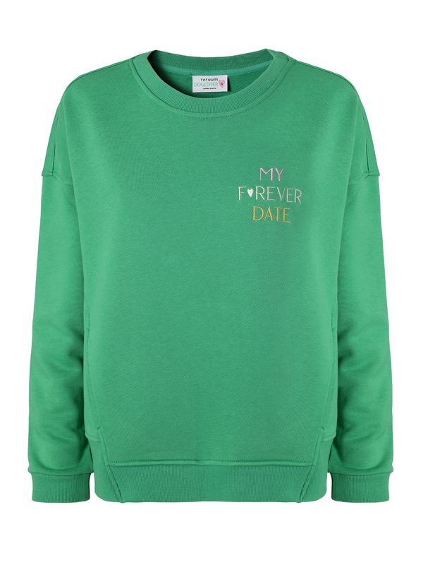 TATUUM TATUUM Sweater majica 'Ginger'  zelena