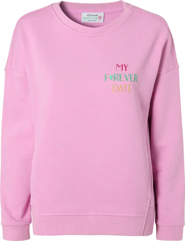 TATUUM TATUUM Sweater majica 'Ginger'  žuta / zelena / svijetloroza