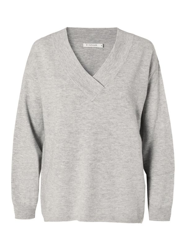 TATUUM TATUUM Sweater majica 'KASZMI'  siva