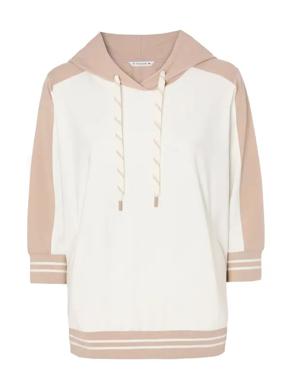TATUUM TATUUM Sweater majica 'Lagera'  bež / ecru/prljavo bijela