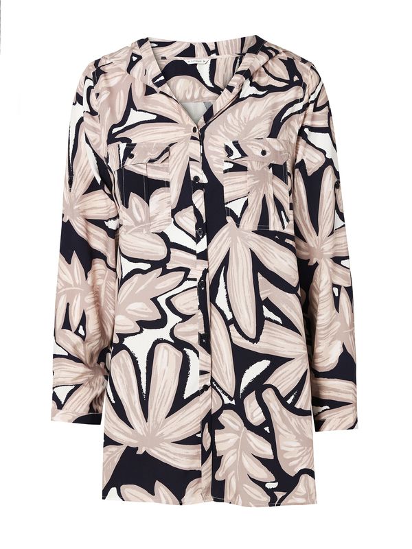 TATUUM TATUUM Tunika 'JUNA'  taupe siva / crna / bijela