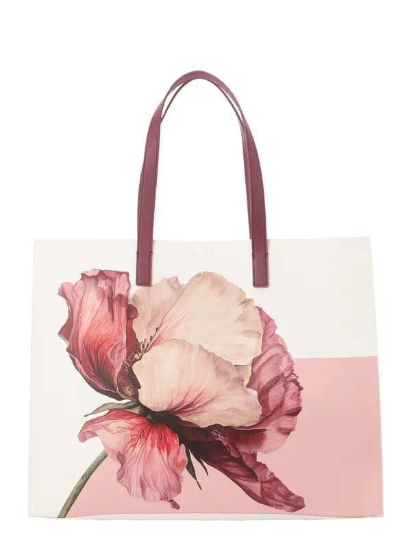 Ted Baker Ted Baker Shopper torba 'SHELIEN'  ecru/prljavo bijela / roza / magenta / puder roza