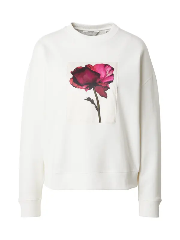 Ted Baker Ted Baker Sweater majica 'TONNIE'  ecru/prljavo bijela / tamno zelena / roza / crvena ljubičasta